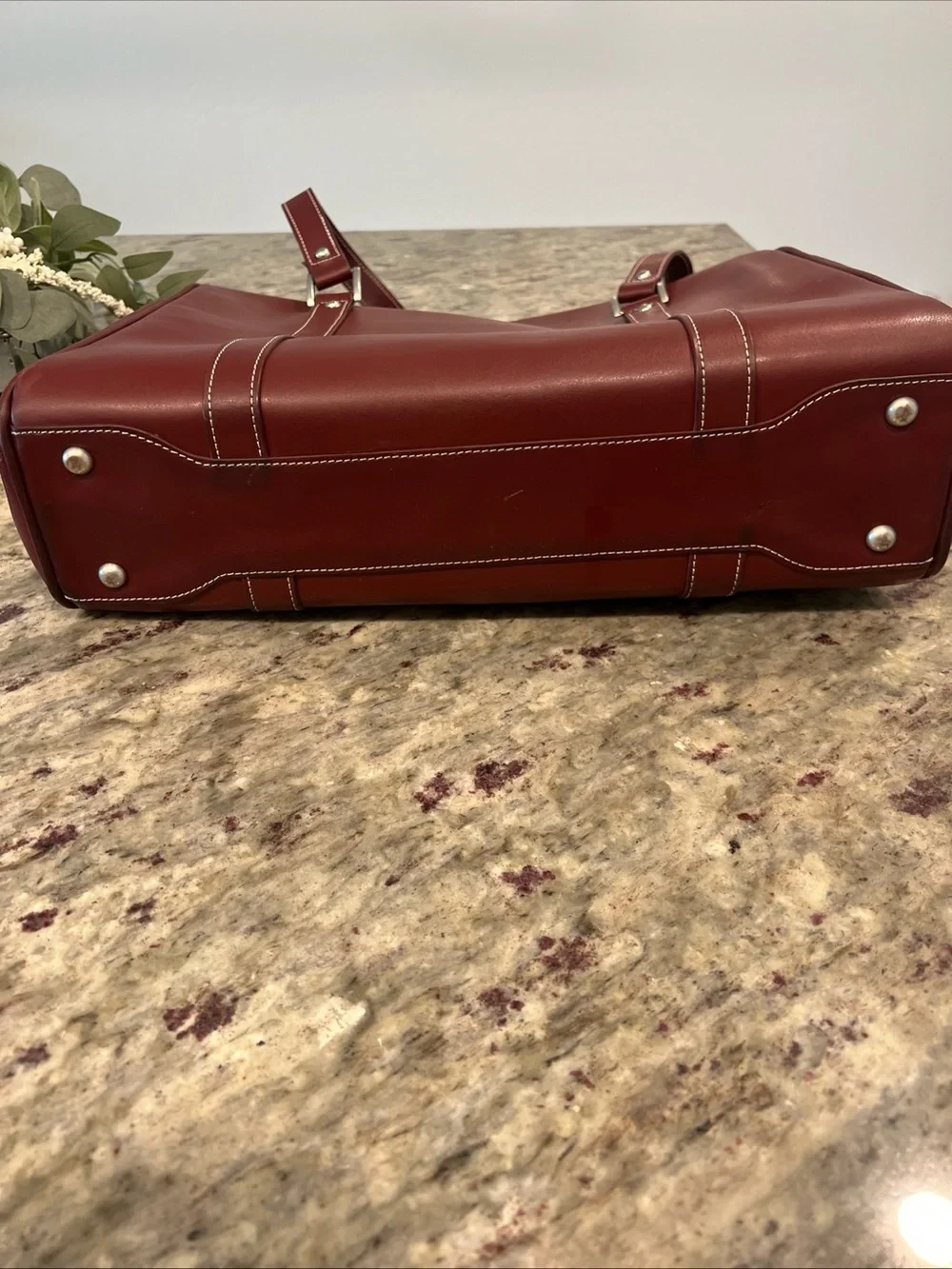 Vintage samsonite luggage/laptop bag -Burgundy